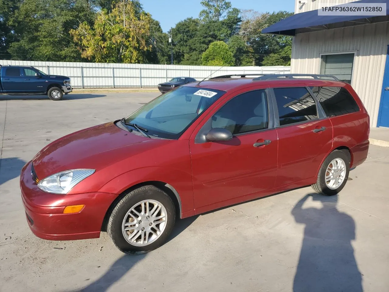 2002 Ford Focus Se VIN: 1FAFP36362W152850 Lot: 69474604