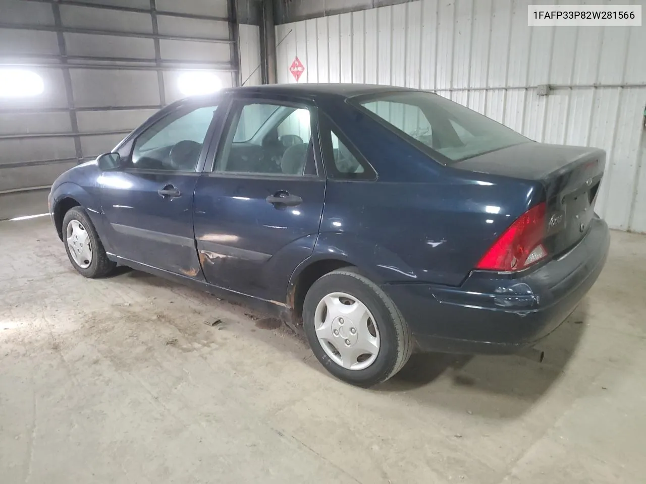 2002 Ford Focus Lx VIN: 1FAFP33P82W281566 Lot: 78414254