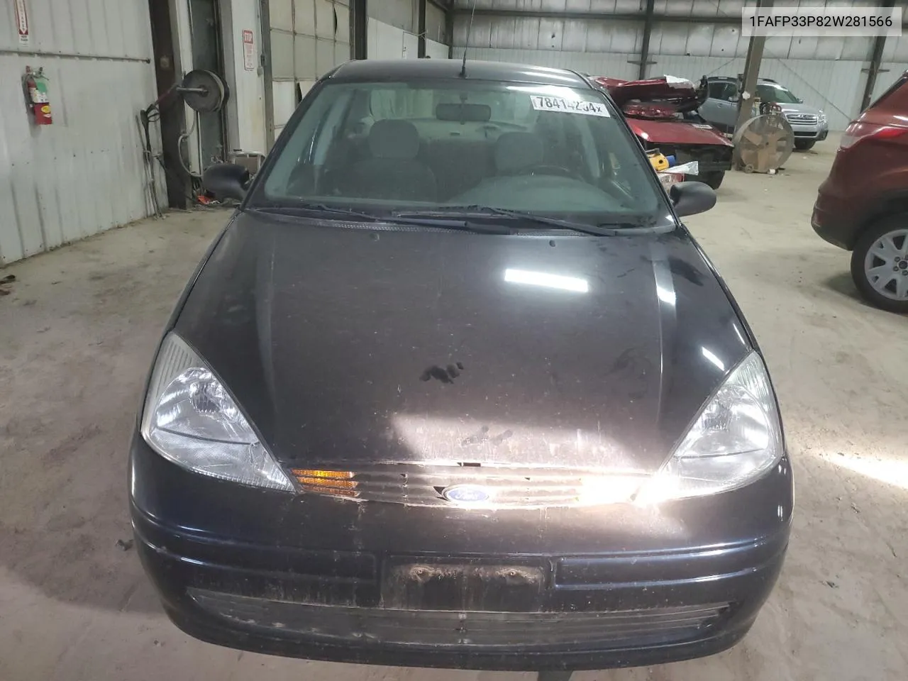 2002 Ford Focus Lx VIN: 1FAFP33P82W281566 Lot: 78414254