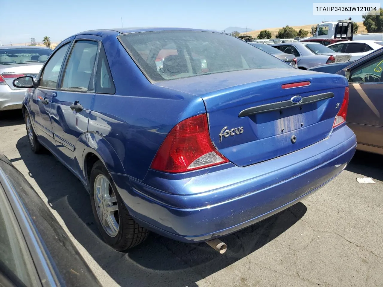 2003 Ford Focus Se Comfort VIN: 1FAHP34363W121014 Lot: 58564444