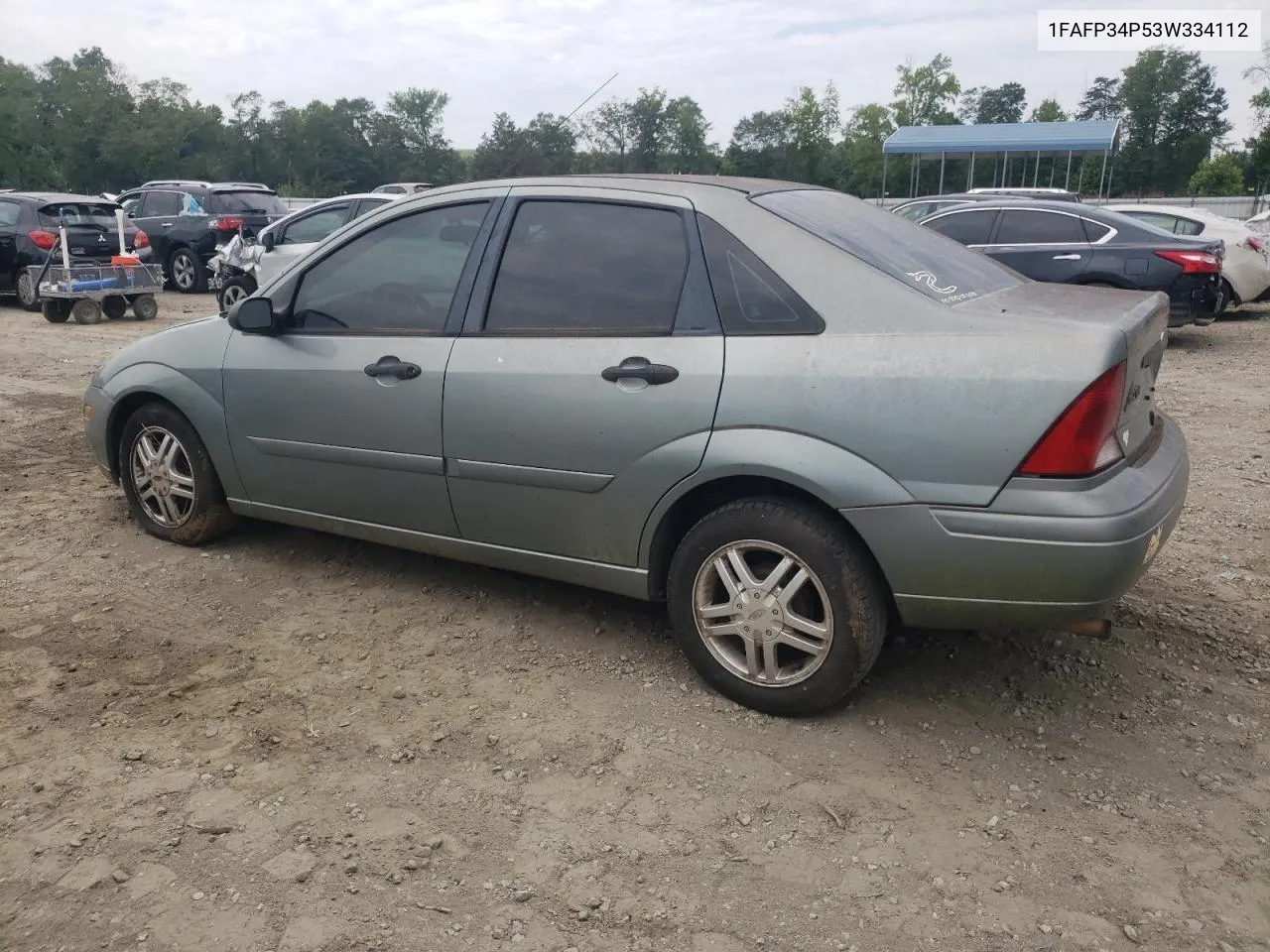 2003 Ford Focus Se VIN: 1FAFP34P53W334112 Lot: 59043134