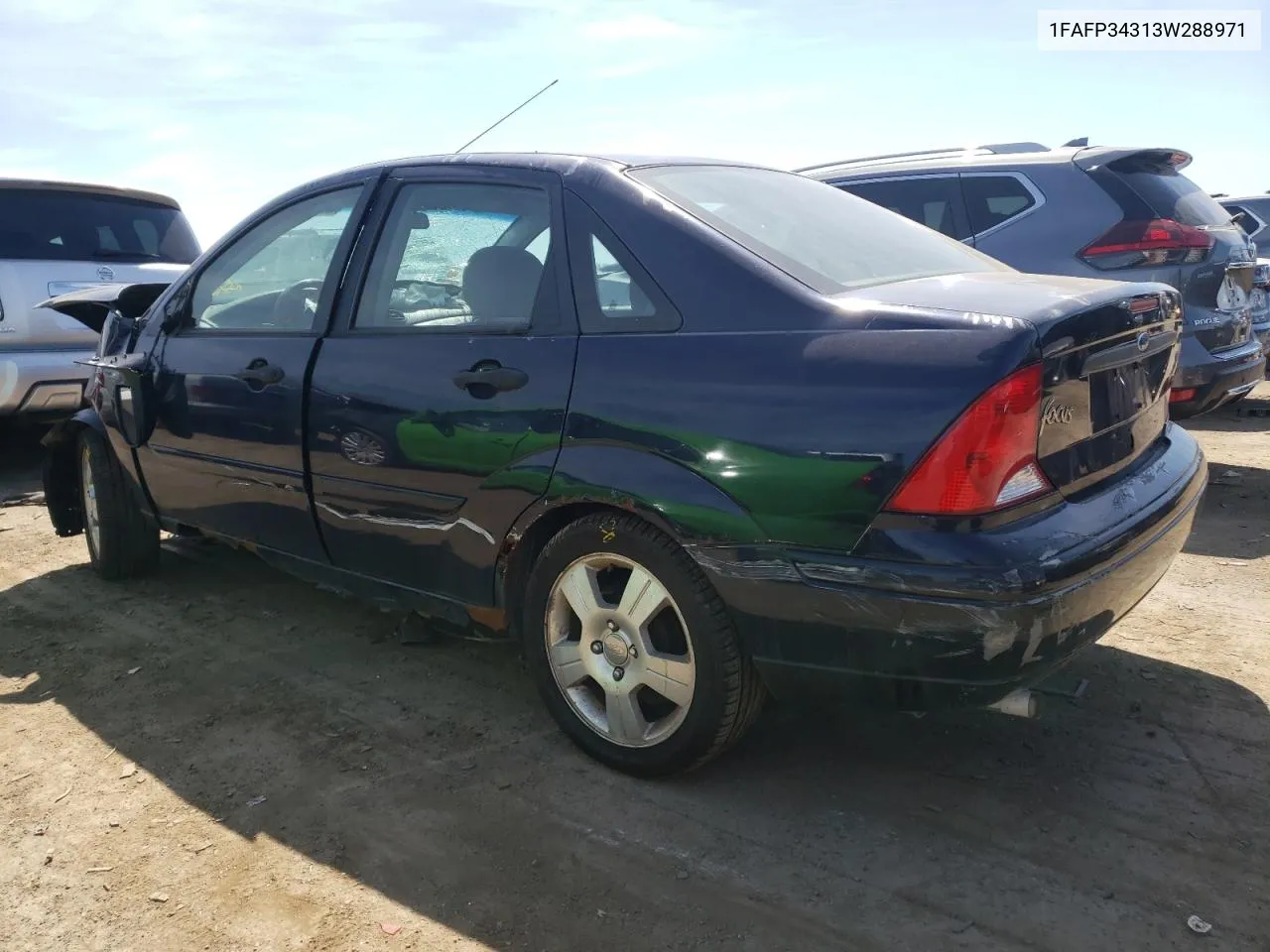 2003 Ford Focus Se Comfort VIN: 1FAFP34313W288971 Lot: 62558874