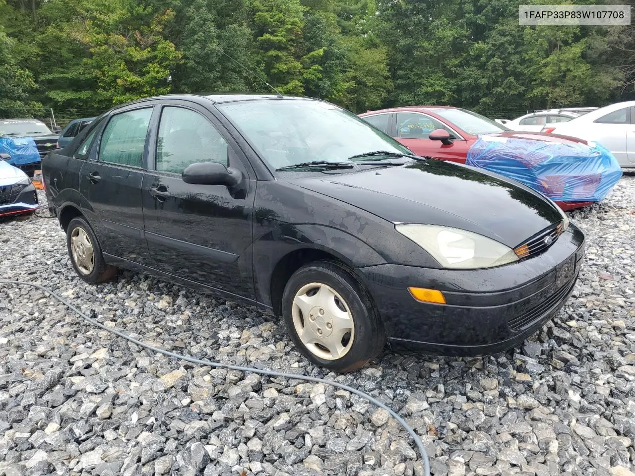 2003 Ford Focus Lx VIN: 1FAFP33P83W107708 Lot: 73197383