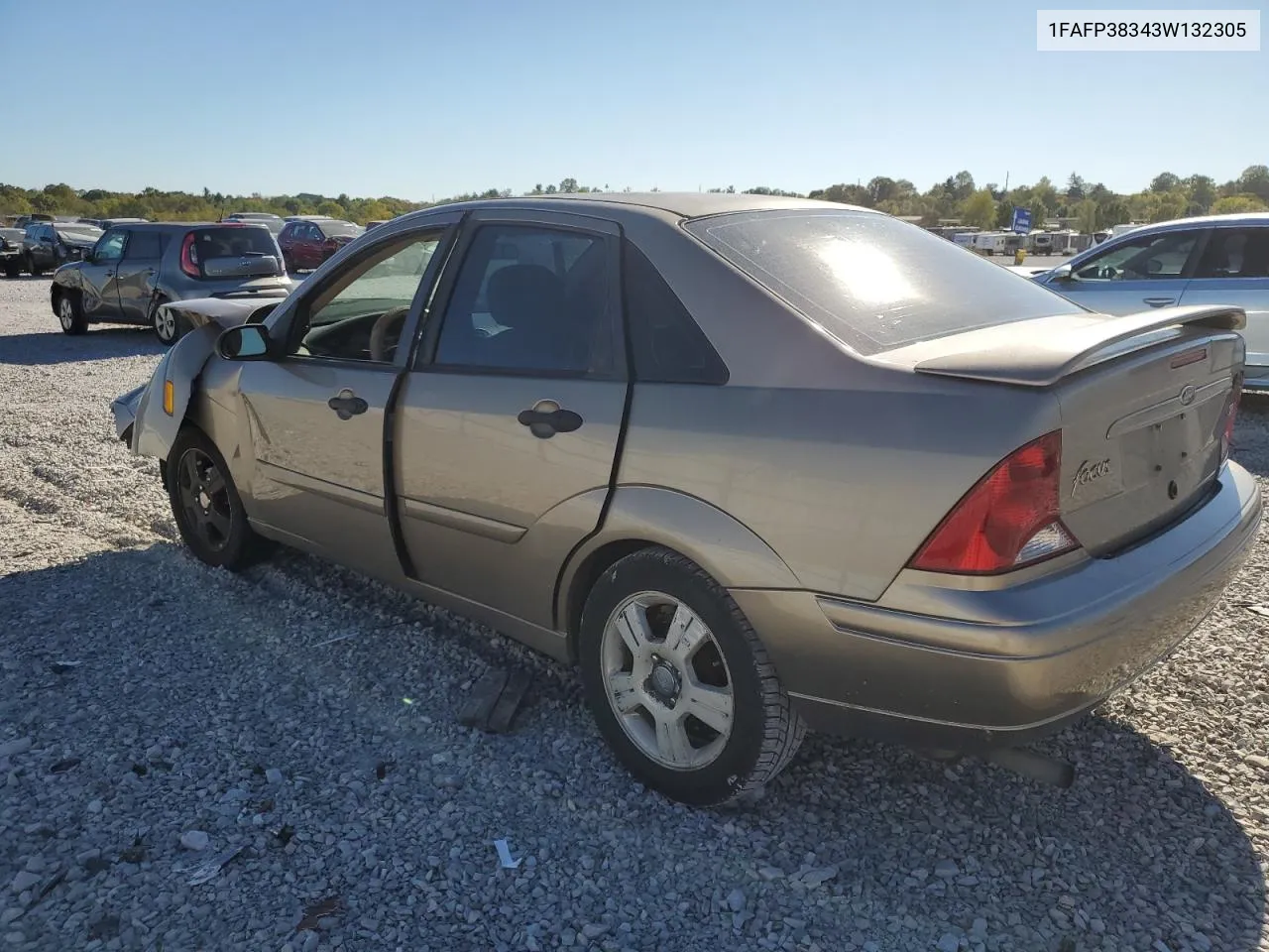 2003 Ford Focus Zts VIN: 1FAFP38343W132305 Lot: 74949334