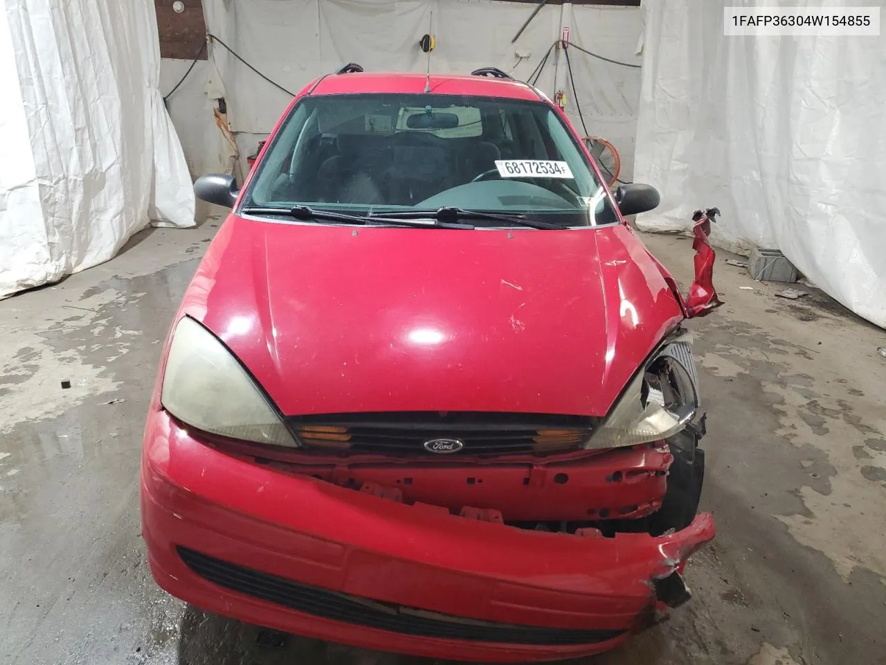 2004 Ford Focus Se VIN: 1FAFP36304W154855 Lot: 68172534