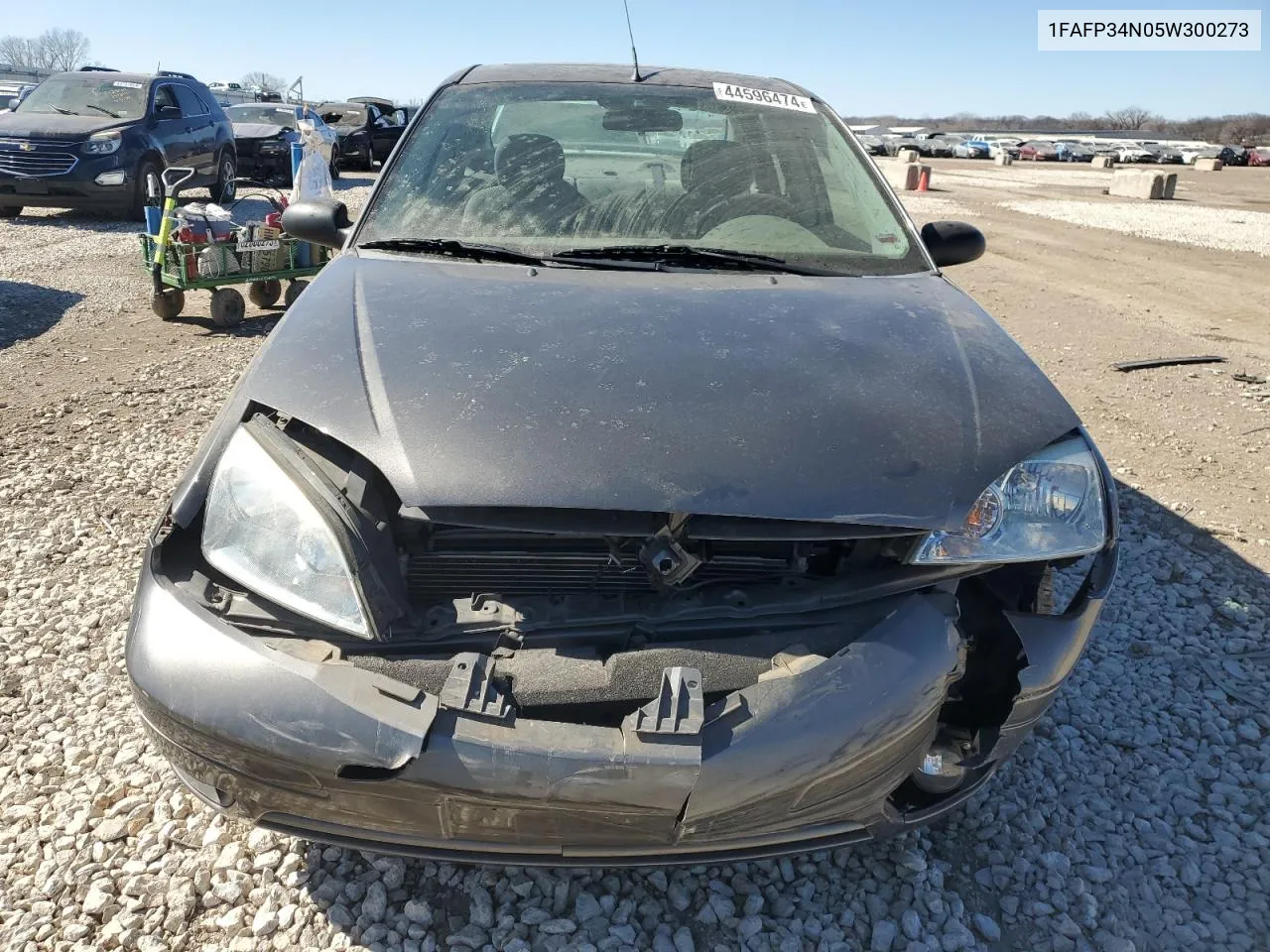 2005 Ford Focus Zx4 VIN: 1FAFP34N05W300273 Lot: 44596474