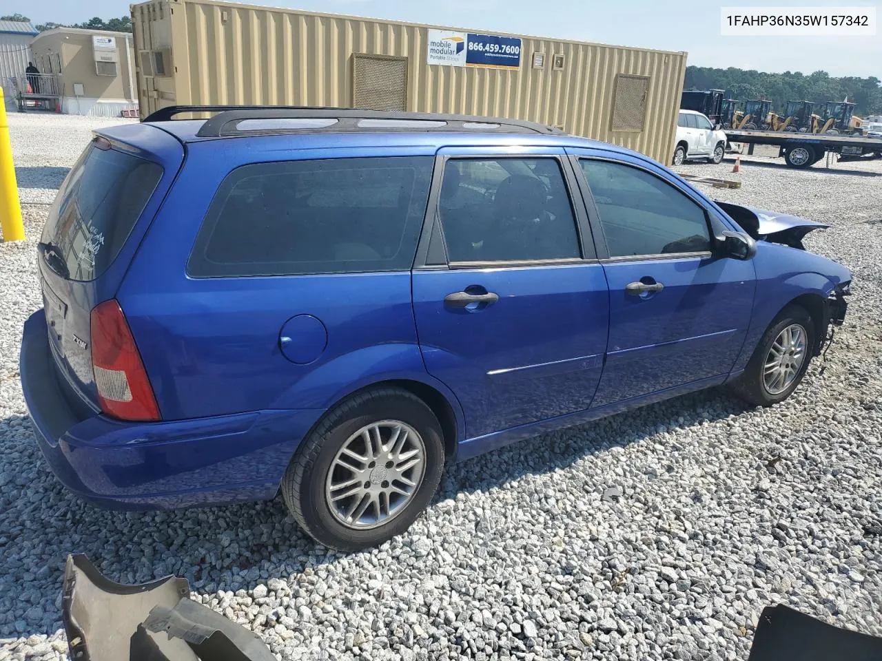 2005 Ford Focus Zxw VIN: 1FAHP36N35W157342 Lot: 66343954