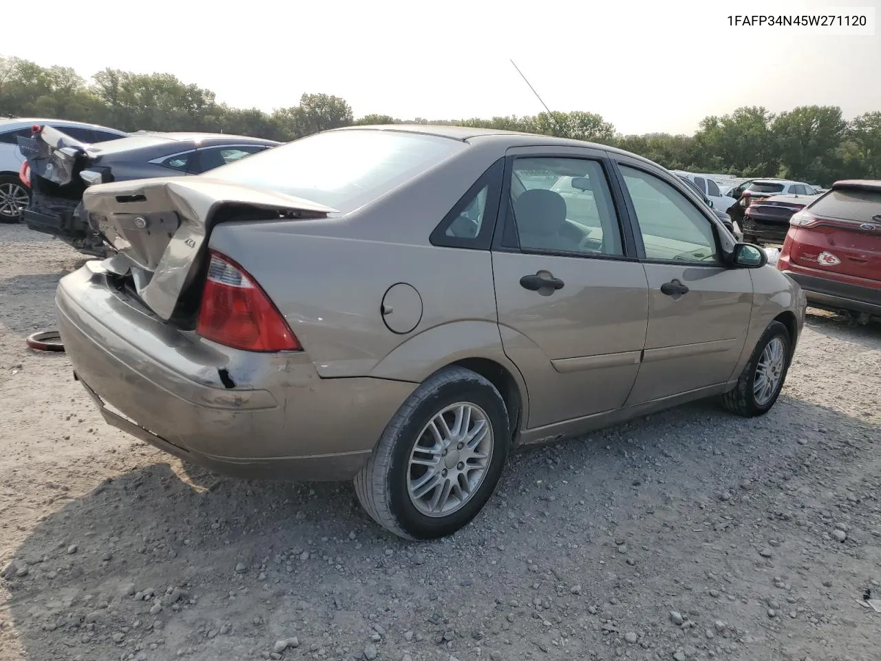 2005 Ford Focus Zx4 VIN: 1FAFP34N45W271120 Lot: 67506384