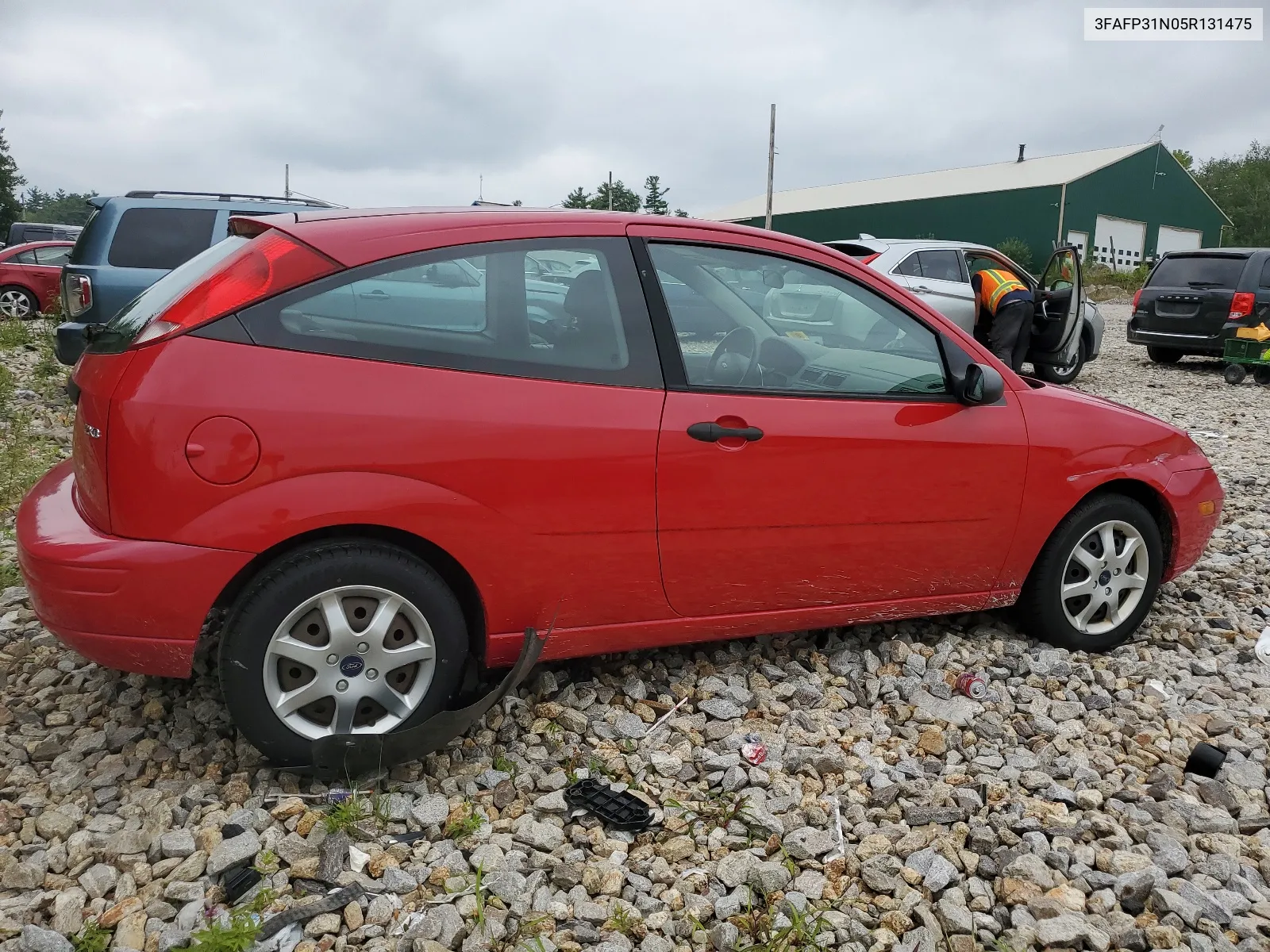 2005 Ford Focus Zx3 VIN: 3FAFP31N05R131475 Lot: 67651444