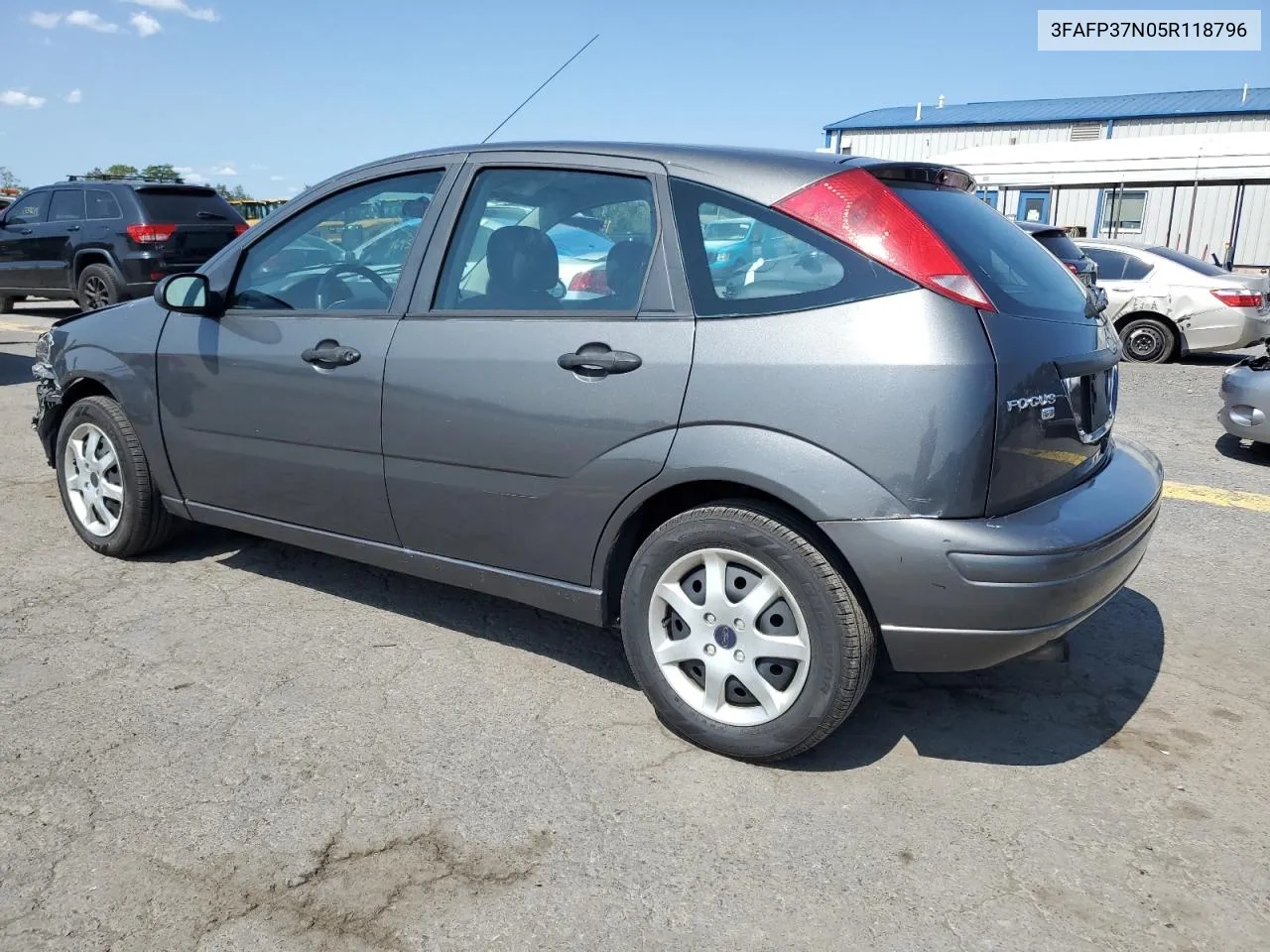 2005 Ford Focus Zx5 VIN: 3FAFP37N05R118796 Lot: 70511164