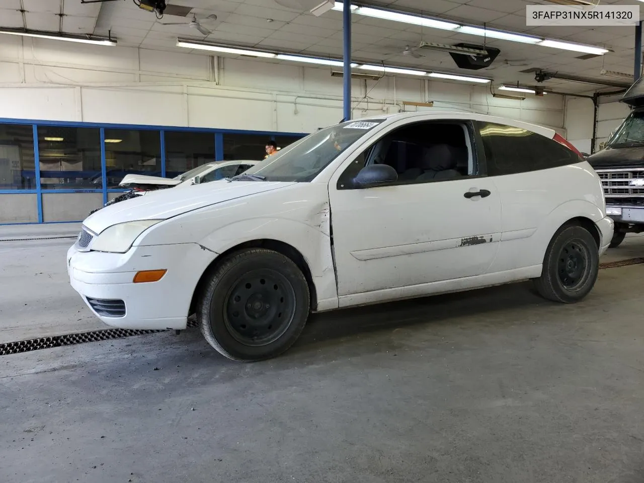 2005 Ford Focus Zx3 VIN: 3FAFP31NX5R141320 Lot: 70706664