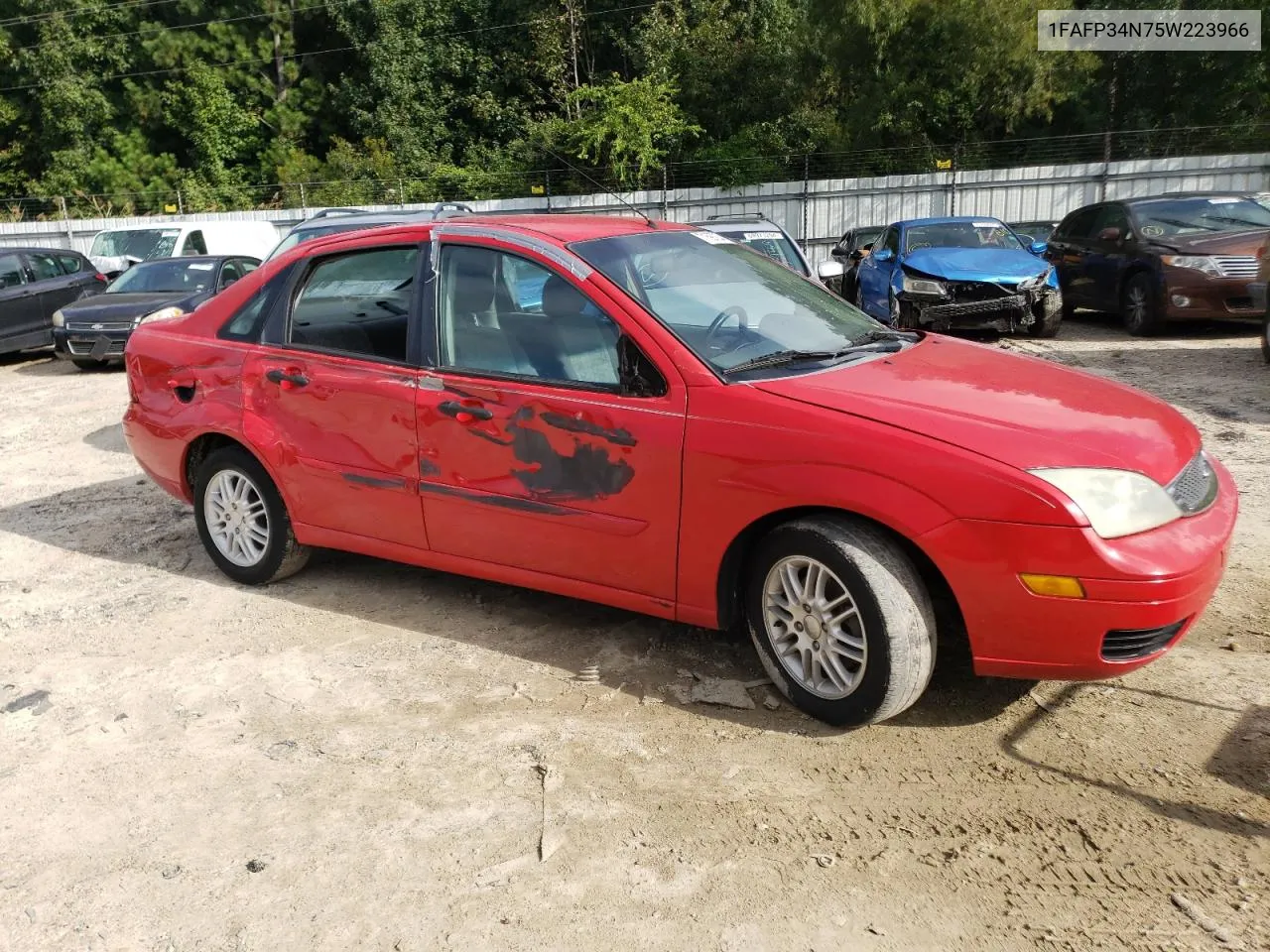 2005 Ford Focus Zx4 VIN: 1FAFP34N75W223966 Lot: 71697234