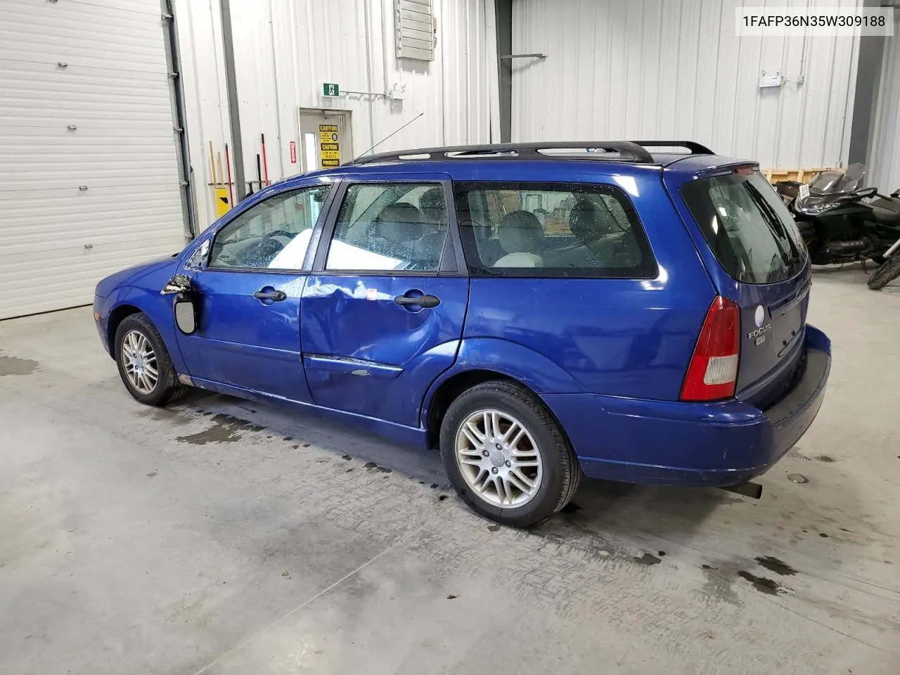 2005 Ford Focus Zxw VIN: 1FAFP36N35W309188 Lot: 72033134