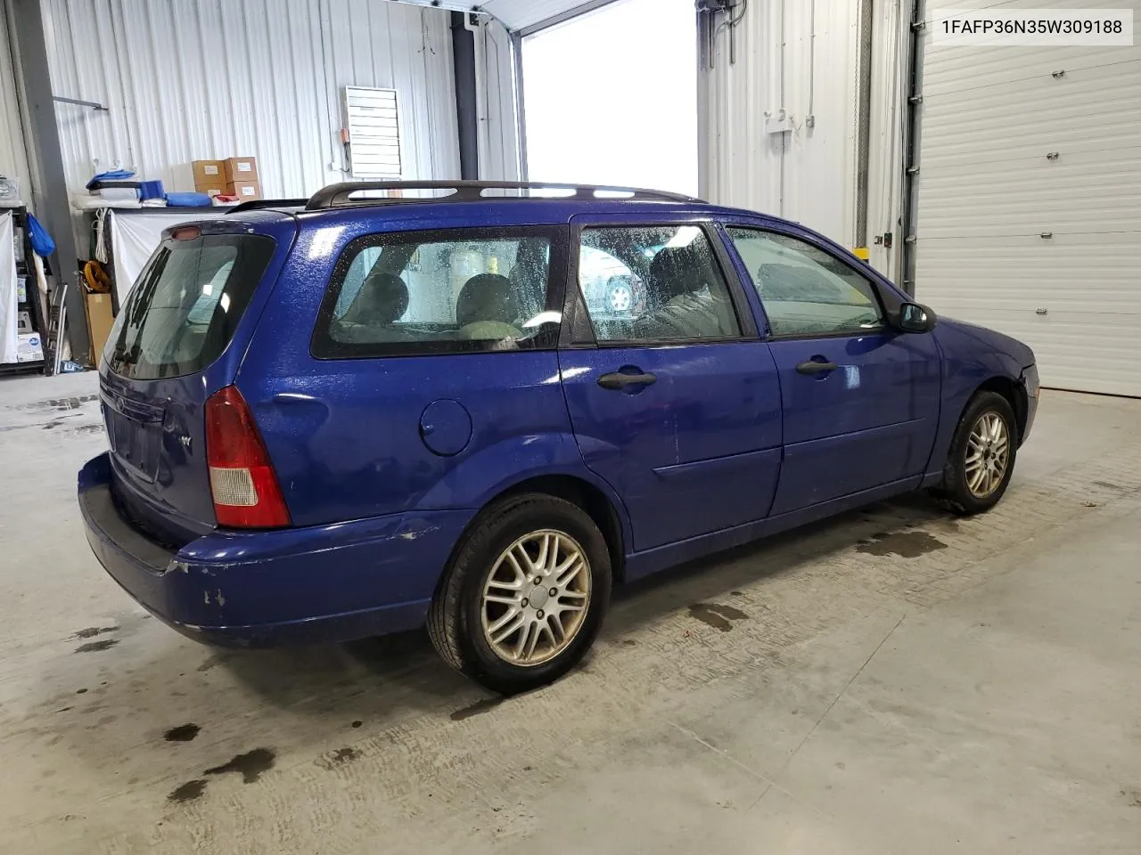 2005 Ford Focus Zxw VIN: 1FAFP36N35W309188 Lot: 72033134