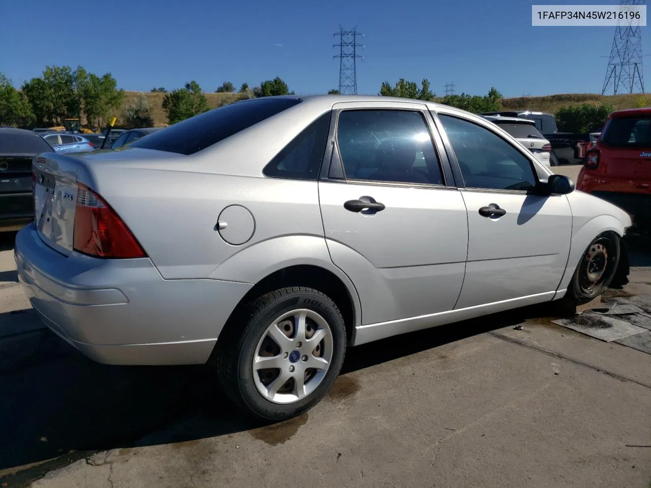 2005 Ford Focus Zx4 VIN: 1FAFP34N45W216196 Lot: 72283224