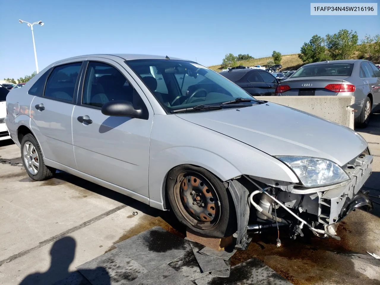 2005 Ford Focus Zx4 VIN: 1FAFP34N45W216196 Lot: 72283224