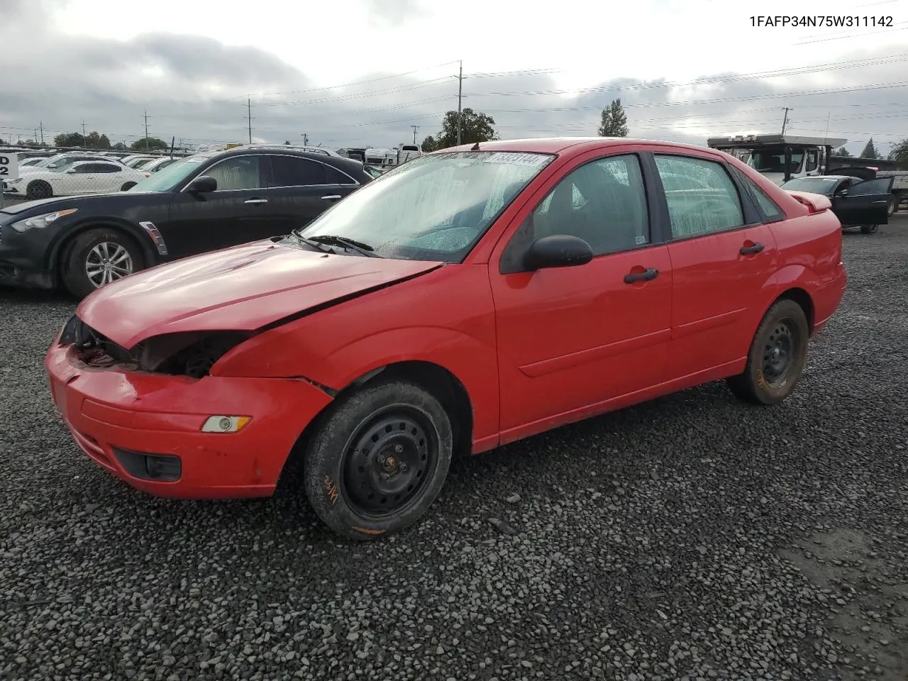 2005 Ford Focus Zx4 VIN: 1FAFP34N75W311142 Lot: 73323144