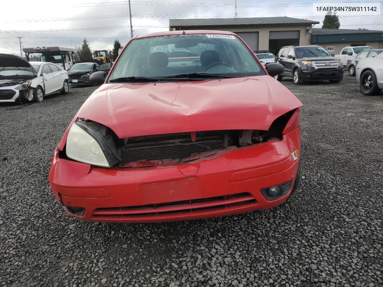 2005 Ford Focus Zx4 VIN: 1FAFP34N75W311142 Lot: 73323144