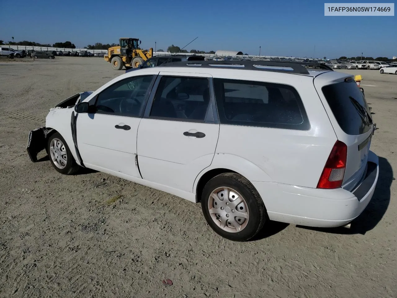 2005 Ford Focus Zxw VIN: 1FAFP36N05W174669 Lot: 75888414