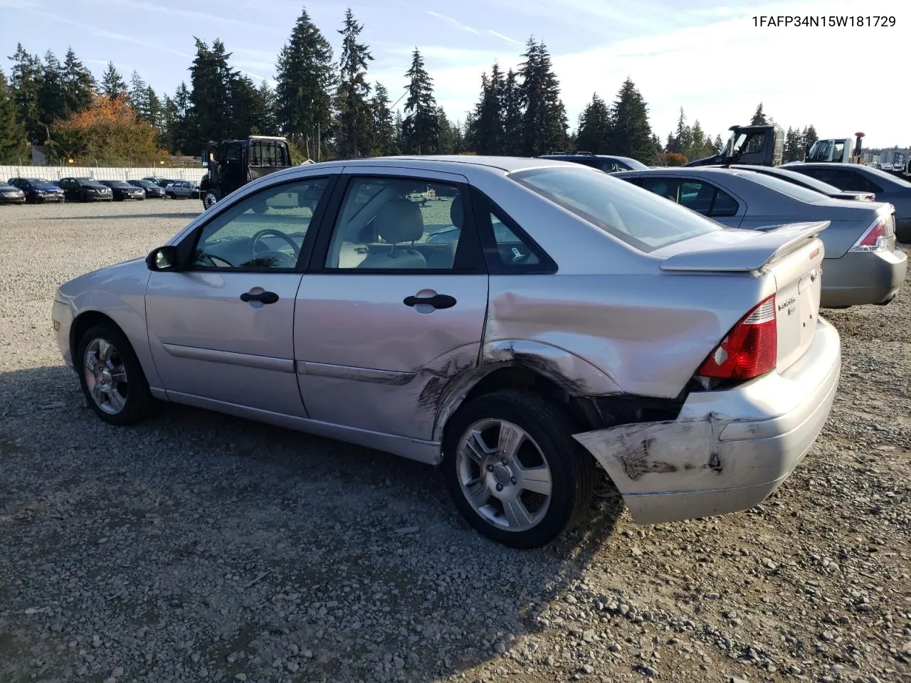 1FAFP34N15W181729 2005 Ford Focus Zx4