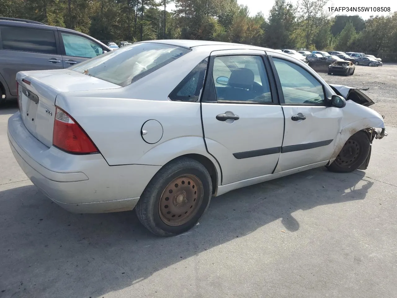 2005 Ford Focus Zx4 VIN: 1FAFP34N55W108508 Lot: 78184444