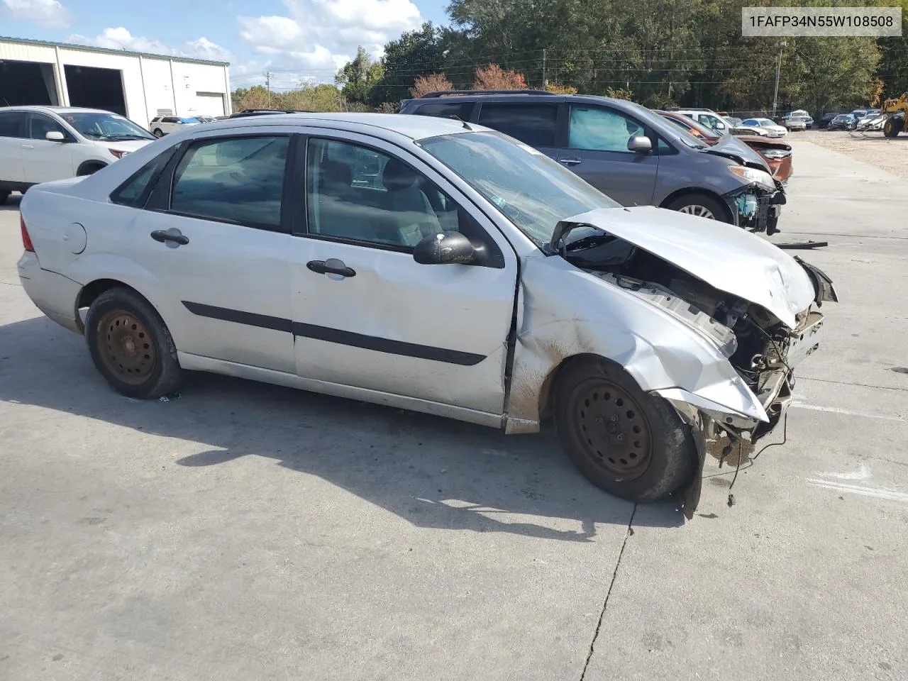 2005 Ford Focus Zx4 VIN: 1FAFP34N55W108508 Lot: 78184444