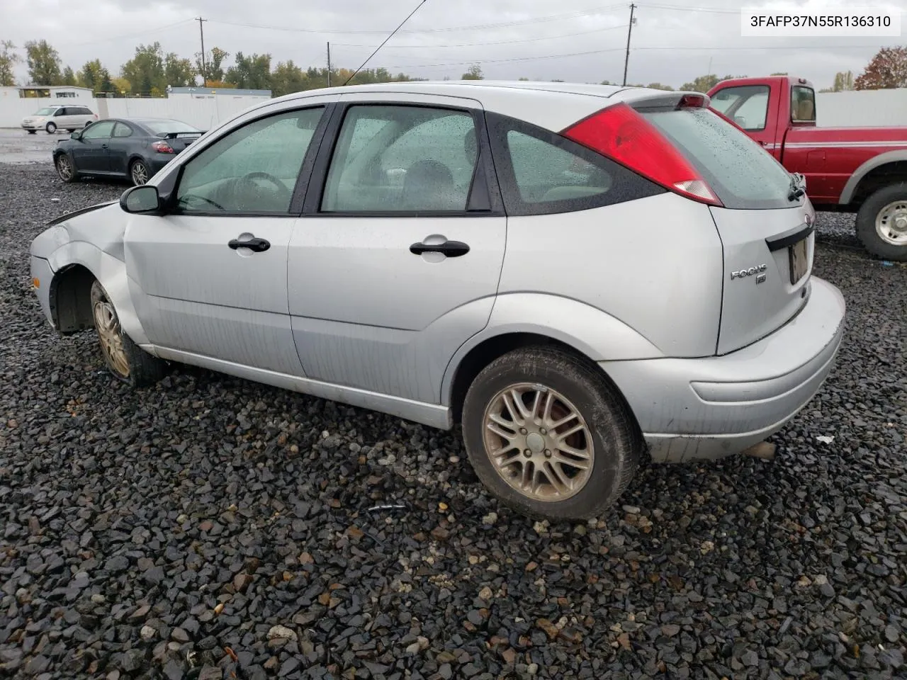 2005 Ford Focus Zx5 VIN: 3FAFP37N55R136310 Lot: 78672374