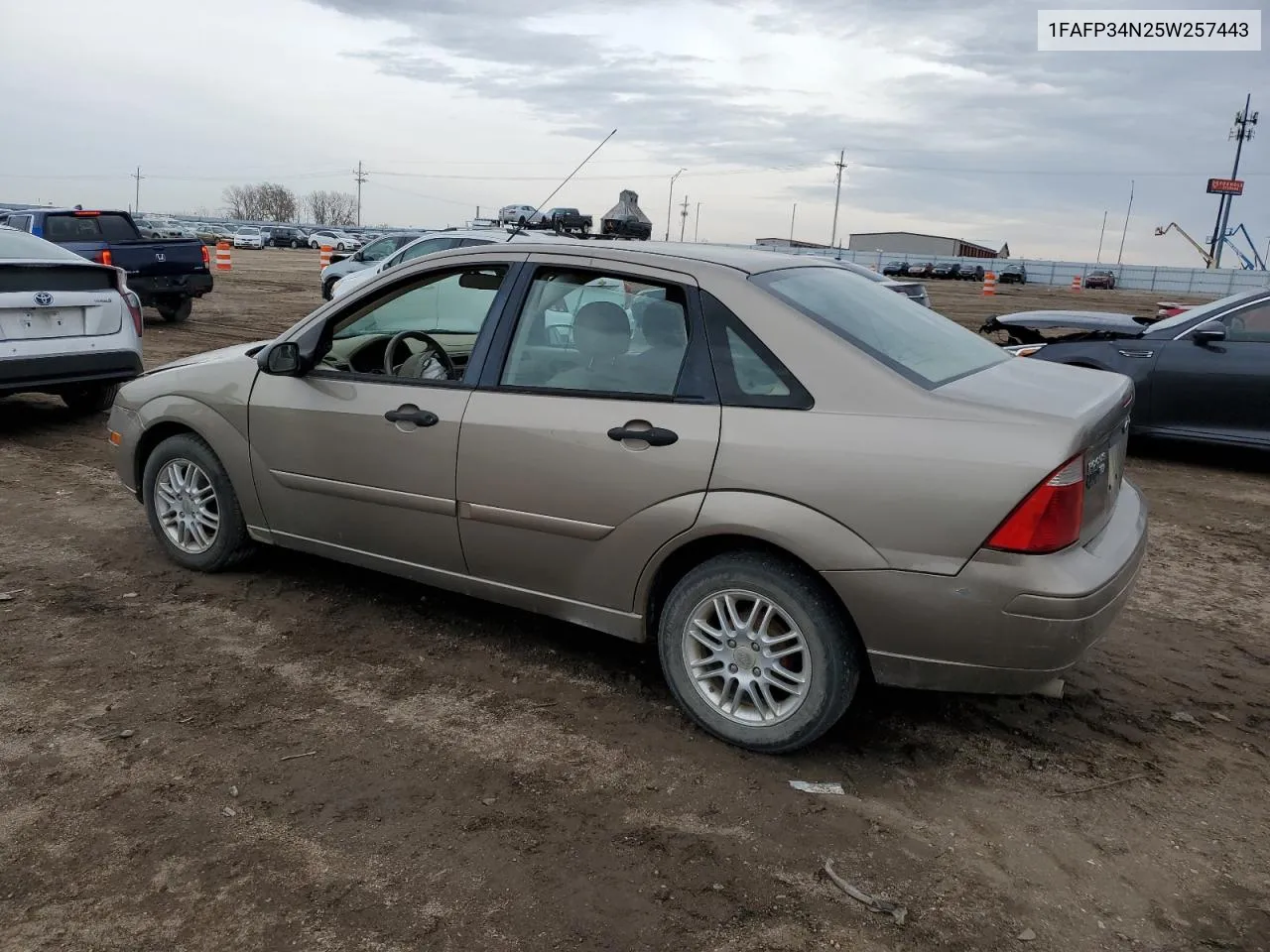 2005 Ford Focus Zx4 VIN: 1FAFP34N25W257443 Lot: 79922604