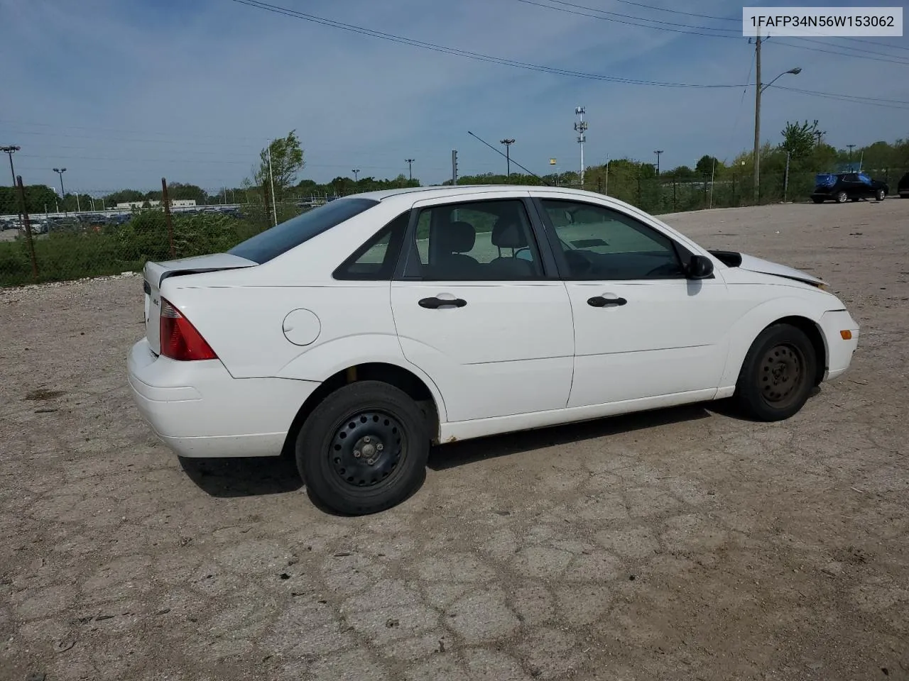 2006 Ford Focus Zx4 VIN: 1FAFP34N56W153062 Lot: 53093184