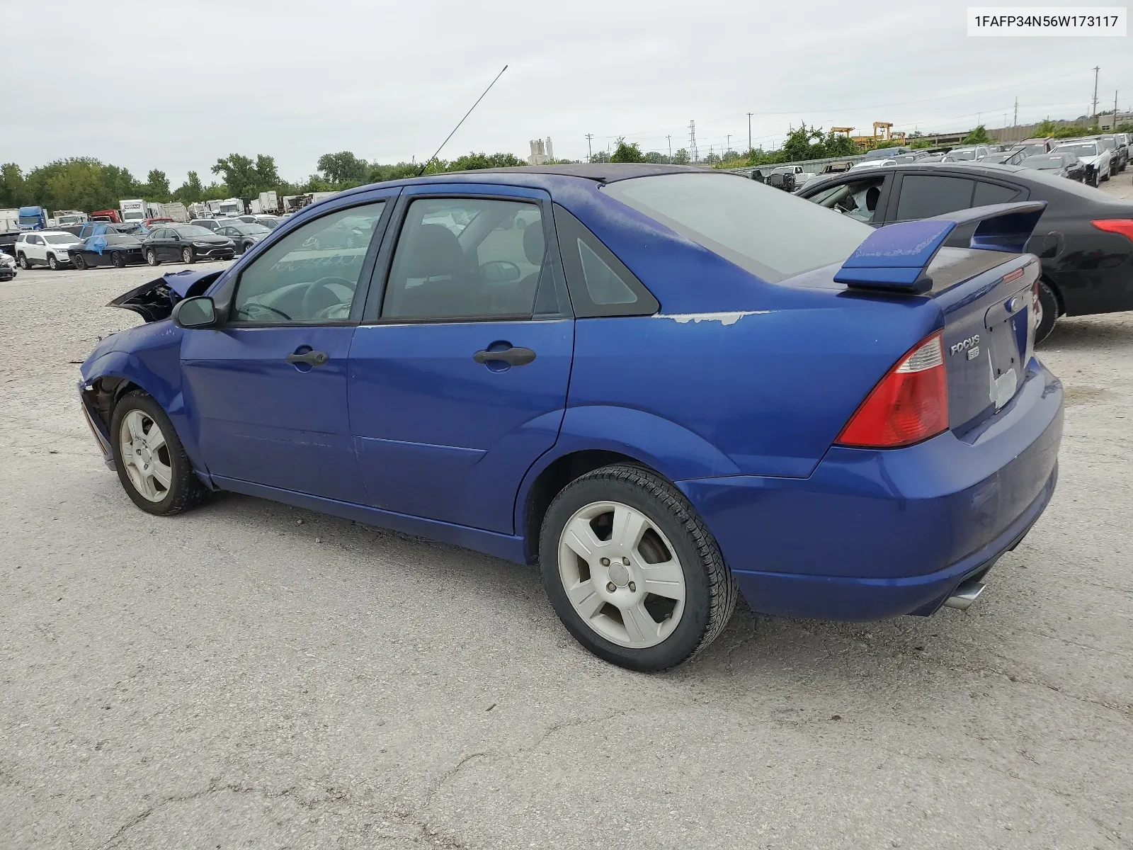 2006 Ford Focus Zx4 VIN: 1FAFP34N56W173117 Lot: 66046064