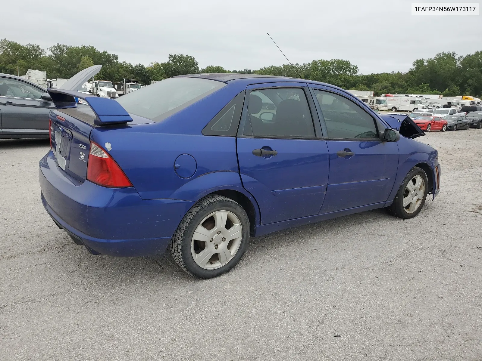 1FAFP34N56W173117 2006 Ford Focus Zx4