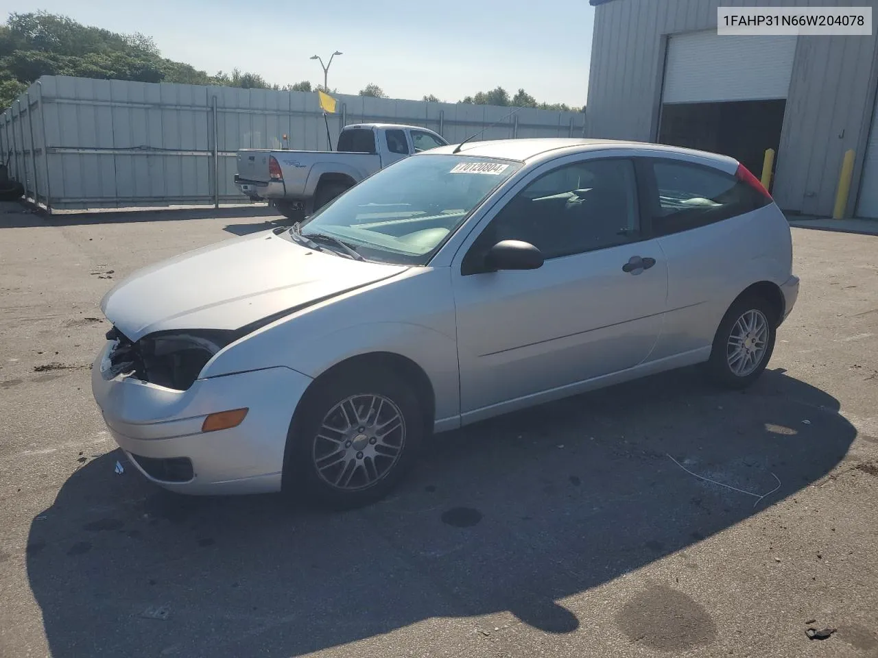 2006 Ford Focus Zx3 VIN: 1FAHP31N66W204078 Lot: 70120804