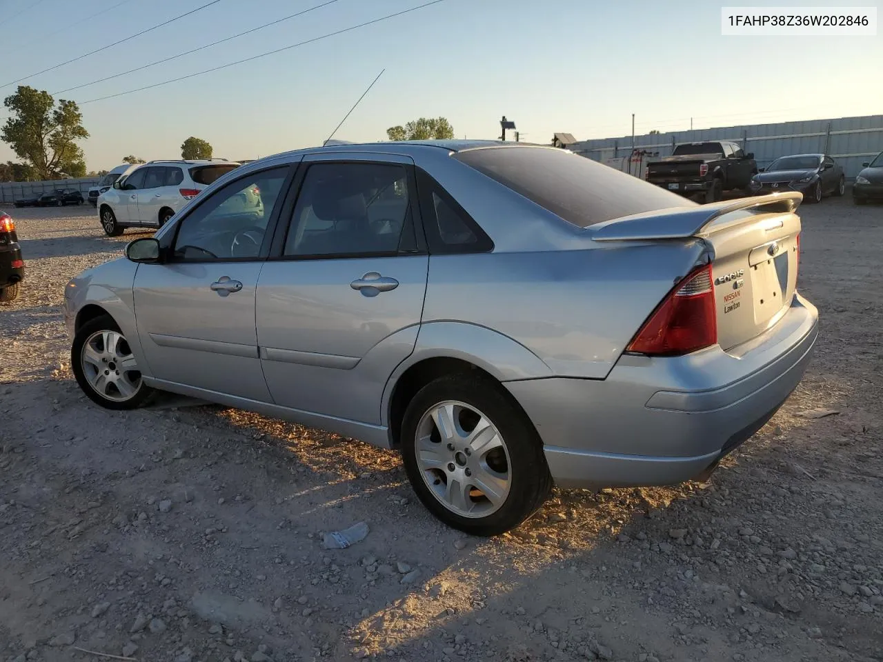 2006 Ford Focus Zx4 St VIN: 1FAHP38Z36W202846 Lot: 70559784