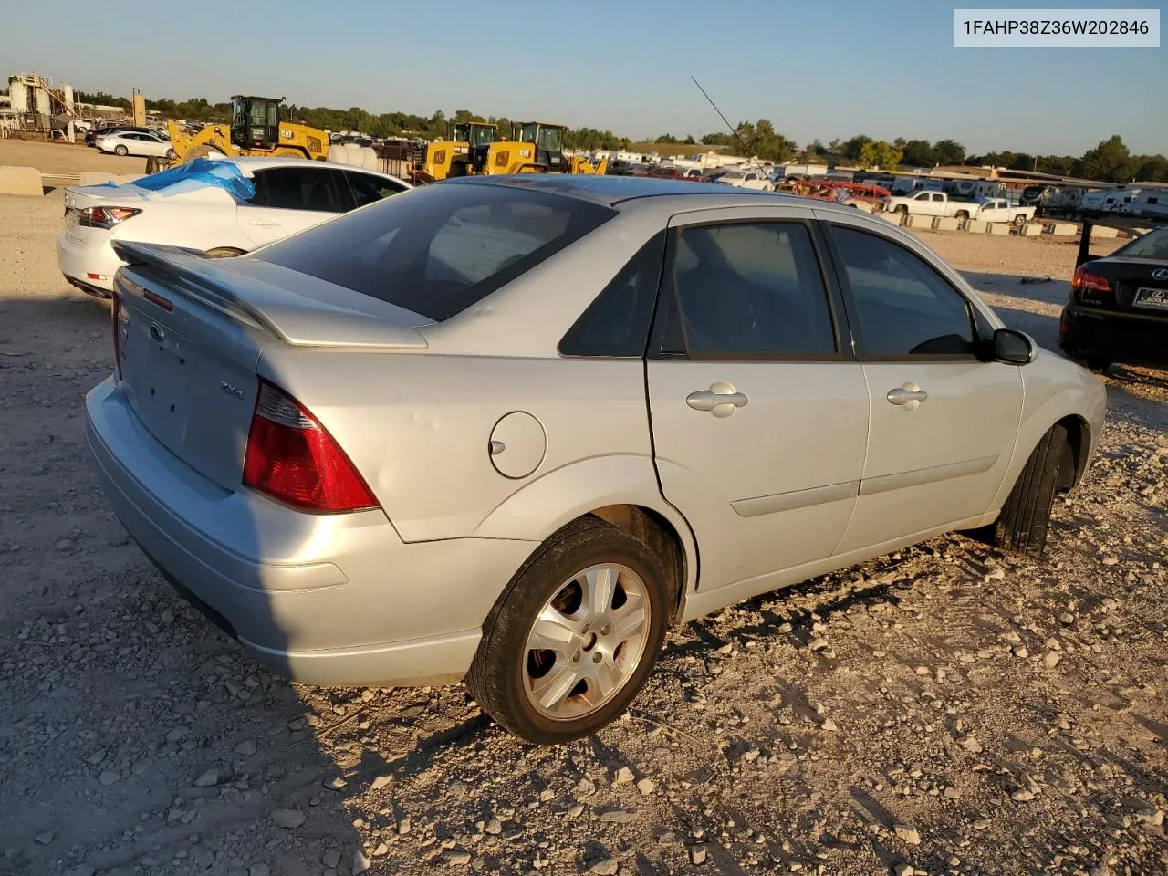 2006 Ford Focus Zx4 St VIN: 1FAHP38Z36W202846 Lot: 70559784