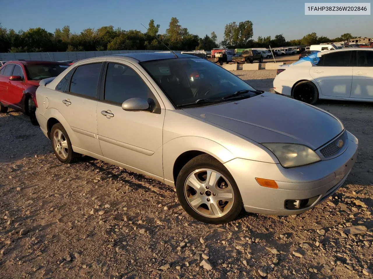 2006 Ford Focus Zx4 St VIN: 1FAHP38Z36W202846 Lot: 70559784