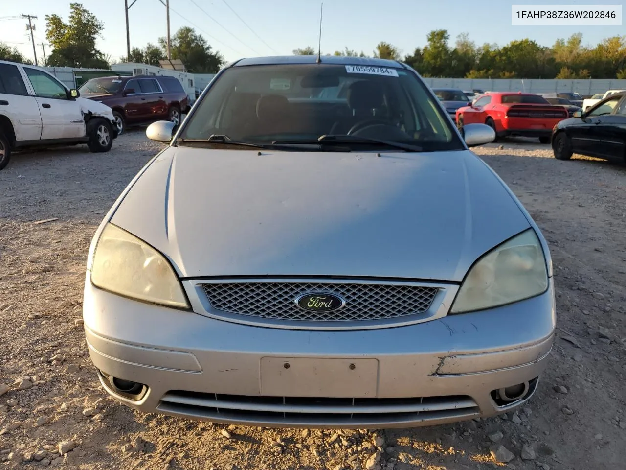 2006 Ford Focus Zx4 St VIN: 1FAHP38Z36W202846 Lot: 70559784