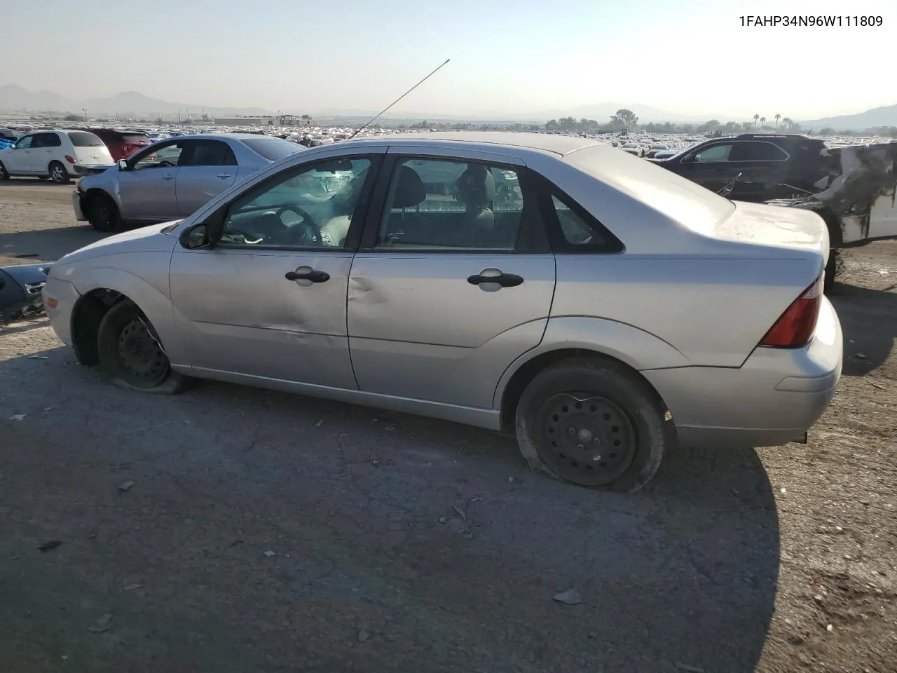 2006 Ford Focus Zx4 VIN: 1FAHP34N96W111809 Lot: 70676454