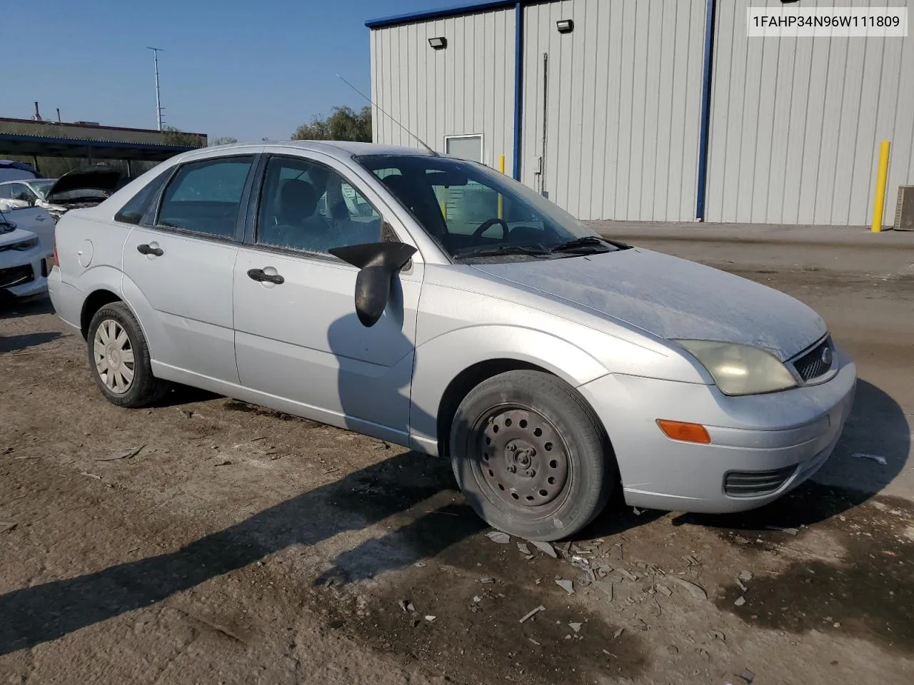 2006 Ford Focus Zx4 VIN: 1FAHP34N96W111809 Lot: 70676454