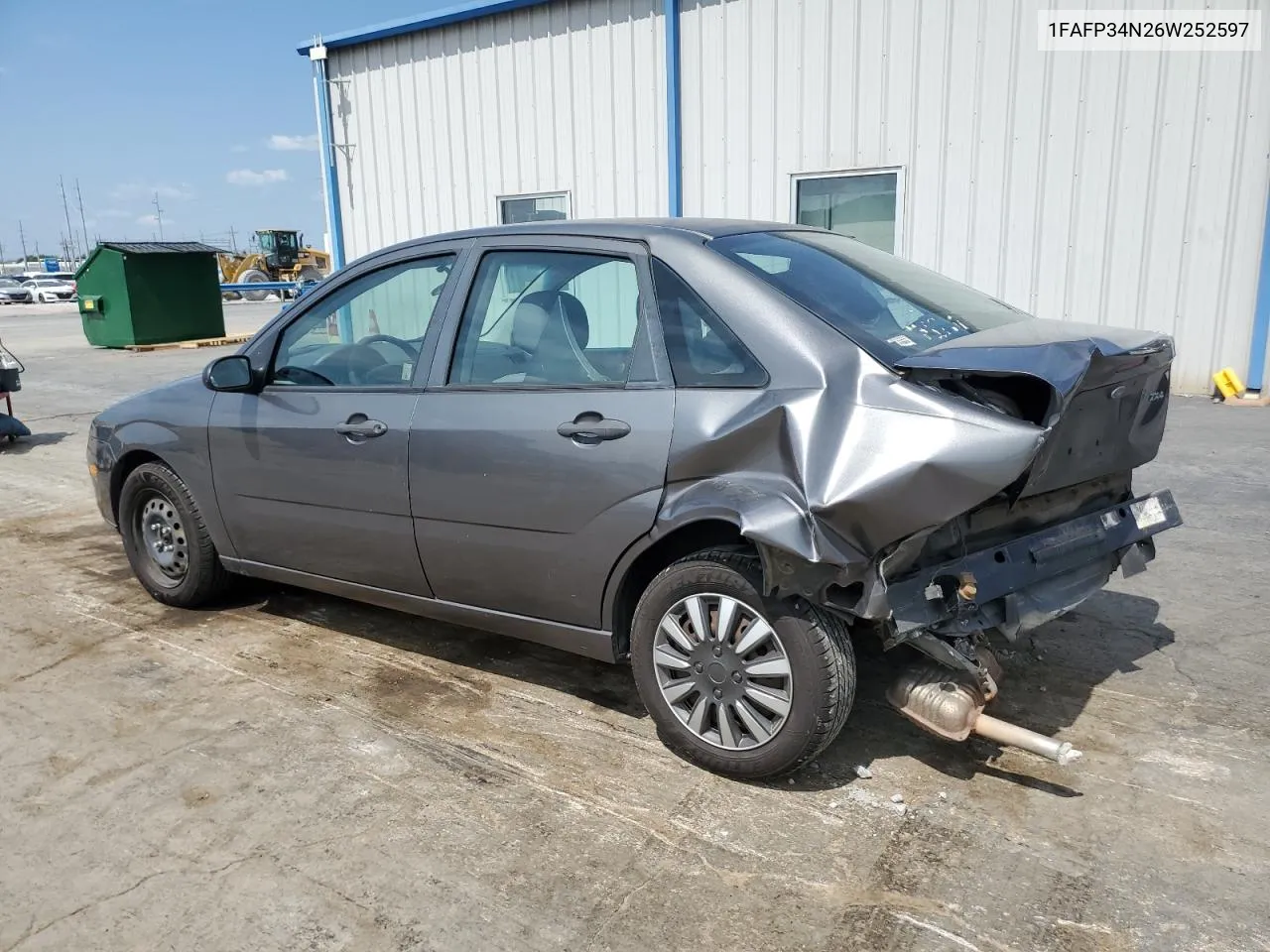 2006 Ford Focus Zx4 VIN: 1FAFP34N26W252597 Lot: 70690904