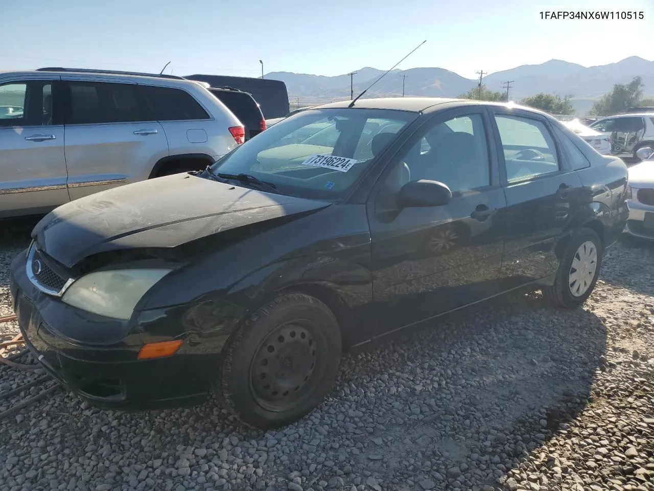 2006 Ford Focus Zx4 VIN: 1FAFP34NX6W110515 Lot: 73196224