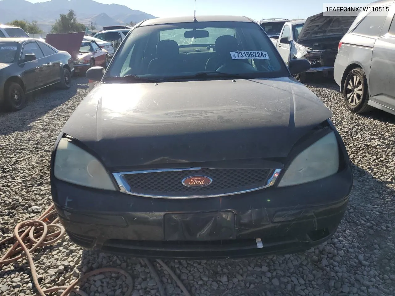 2006 Ford Focus Zx4 VIN: 1FAFP34NX6W110515 Lot: 73196224