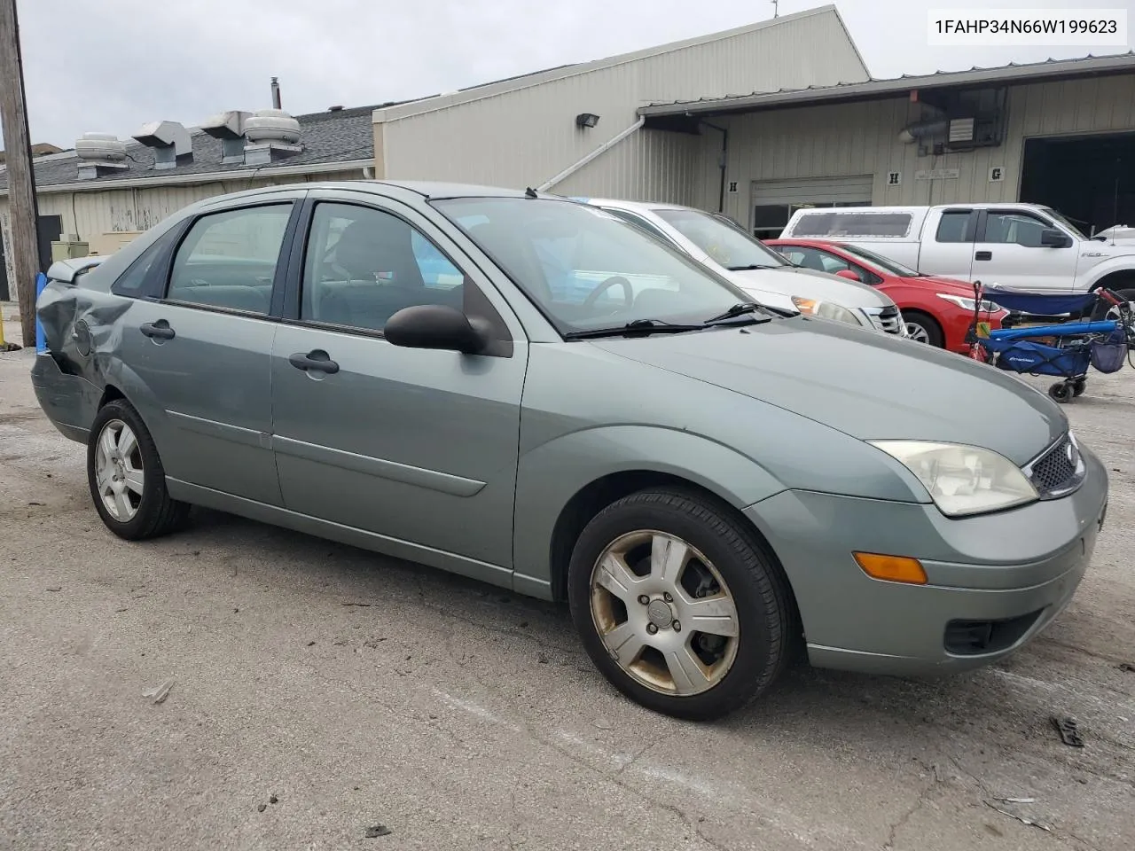 2006 Ford Focus Zx4 VIN: 1FAHP34N66W199623 Lot: 73281304