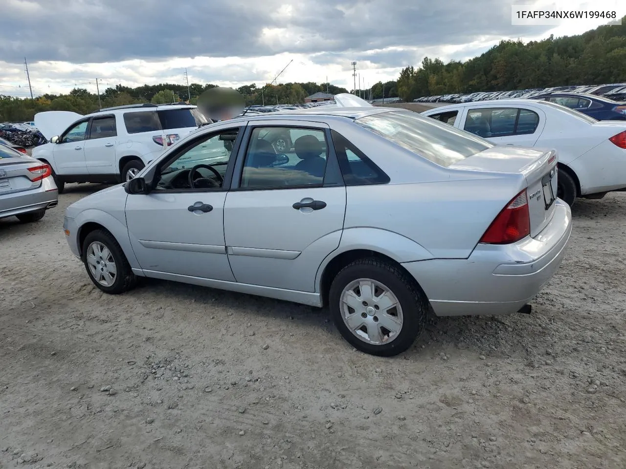 2006 Ford Focus Zx4 VIN: 1FAFP34NX6W199468 Lot: 75568184