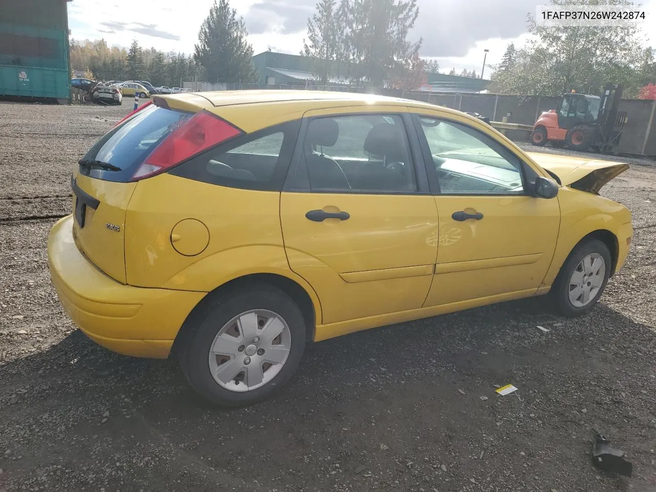 2006 Ford Focus Zx5 VIN: 1FAFP37N26W242874 Lot: 78259614