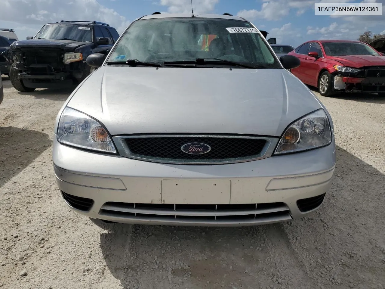 2006 Ford Focus Zxw VIN: 1FAFP36N66W124361 Lot: 78677774