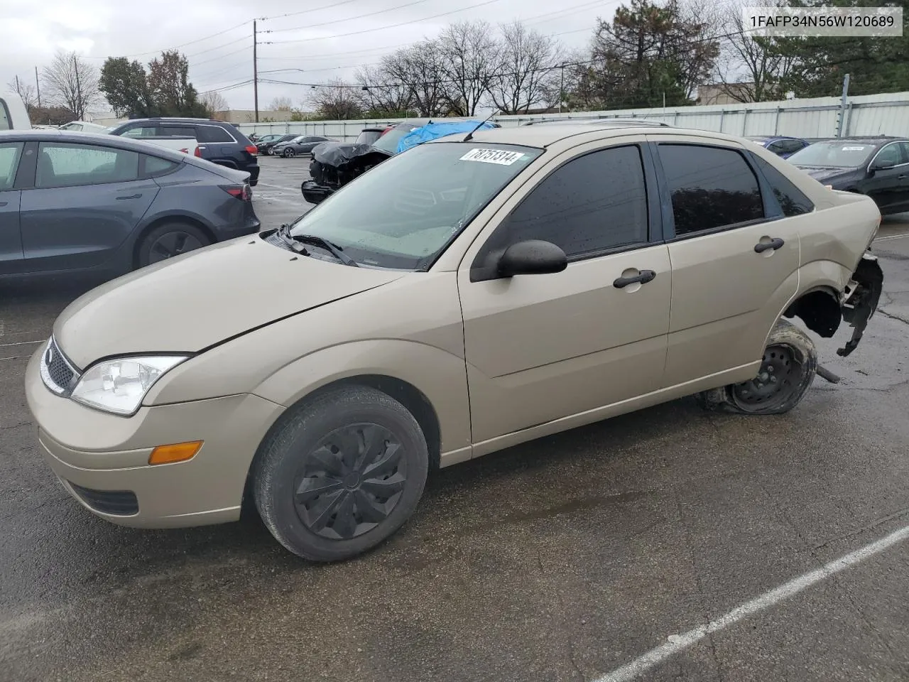 1FAFP34N56W120689 2006 Ford Focus Zx4