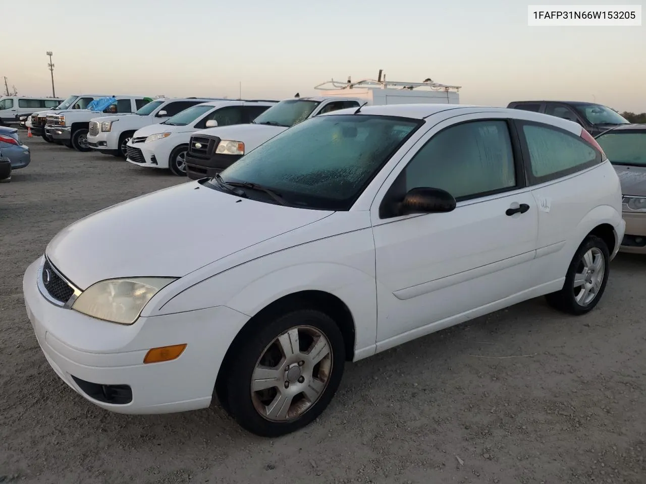 2006 Ford Focus Zx3 VIN: 1FAFP31N66W153205 Lot: 78826604