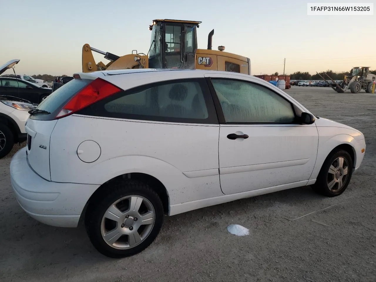 2006 Ford Focus Zx3 VIN: 1FAFP31N66W153205 Lot: 78826604