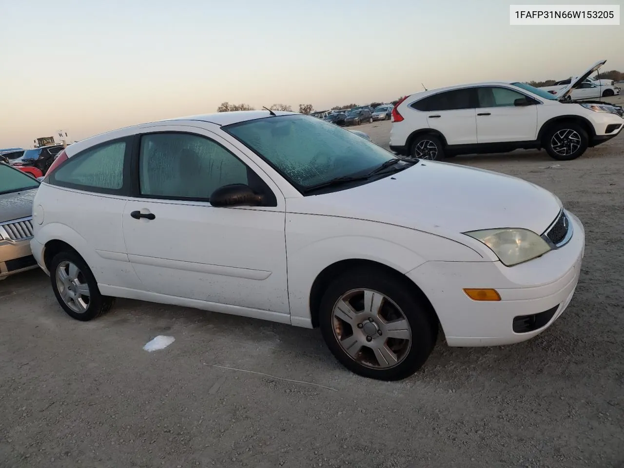 2006 Ford Focus Zx3 VIN: 1FAFP31N66W153205 Lot: 78826604