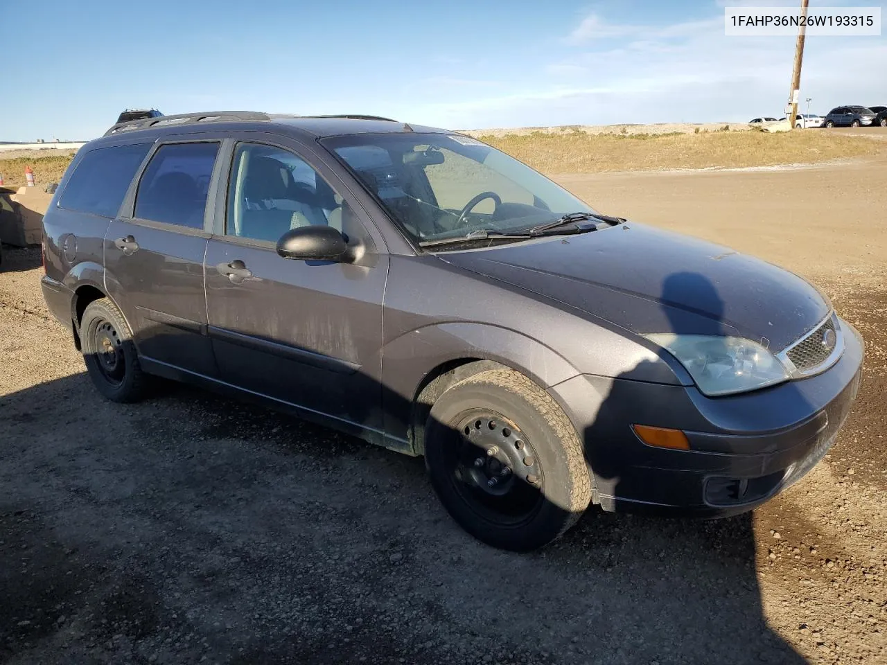 2006 Ford Focus Zxw VIN: 1FAHP36N26W193315 Lot: 80075814